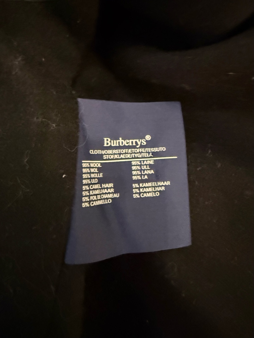 Authentic Burberry Black Double-Breasted Belted Long Trench Coat - Picture 11 of 13